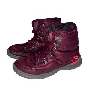 THE NORTH FACE  Primaloft Puffer Boots Women's Sz 5 Purple Grape